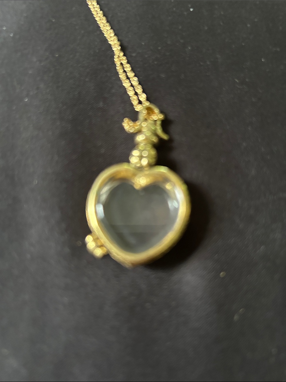 Gold Heart Locket Necklace - Women Jewelry - Picture 8 of 9